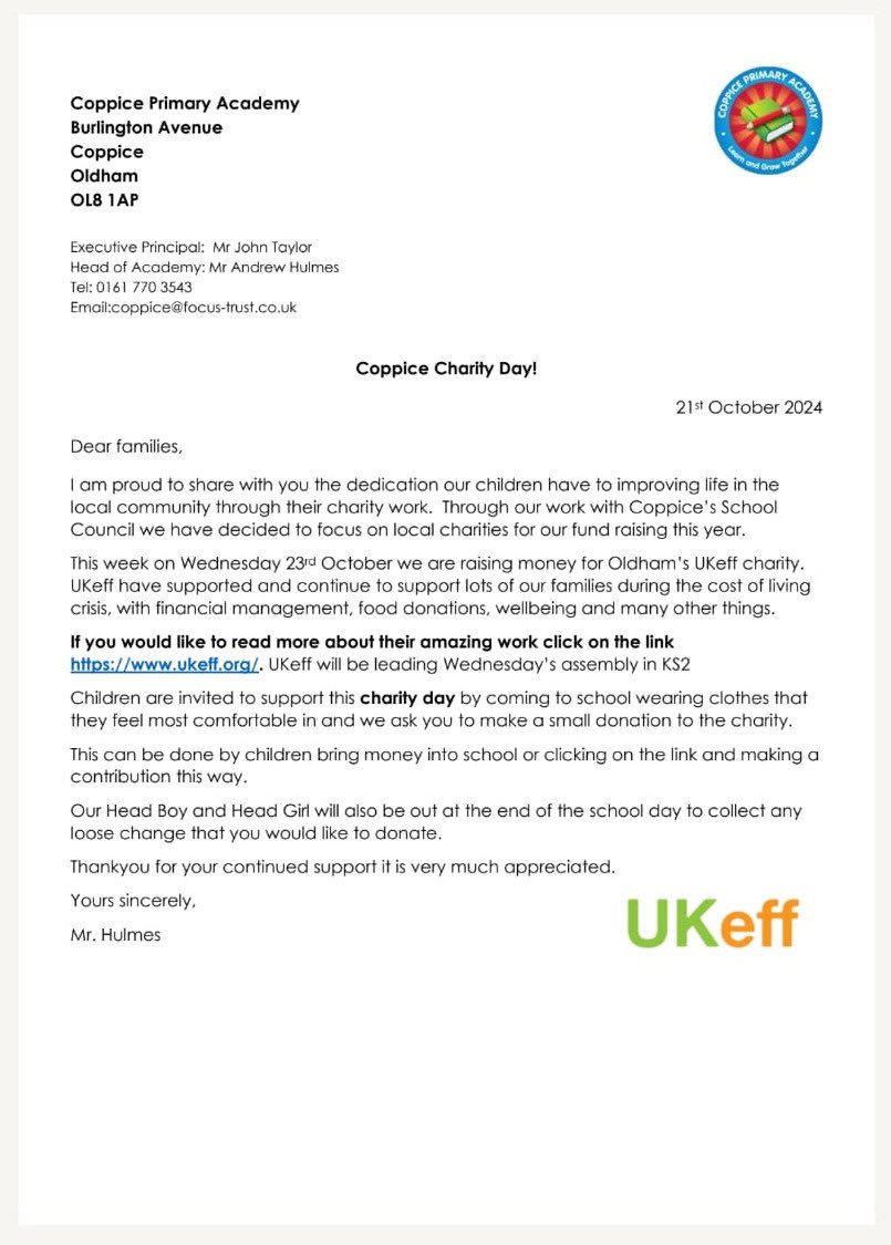 Oldham Food Aid Hub (๐
ค๐
๐
๐
๐
) (@ukeff_hq) on Twitter photo Today the children at <a href="/Coppiceprimary/">Coppice Primary Academy</a> are raising money for UKeff with a non-uniform & donation day
UKeff are visiting the children to hold a special assembly
Huge thanks to all the staff, parents & children for making this Coppice #Charity Day happen
#oldhamhour <a href="/oldham_ukeff/">Ukeff Oldham</a> Today the children at <a href="/Coppiceprimary/">Coppice Primary Academy</a> are raising money for UKeff with a non-uniform & donation day
UKeff are visiting the children to hold a special assembly
Huge thanks to all the staff, parents & children for making this Coppice #Charity Day happen
#oldhamhour <a href="/oldham_ukeff/">Ukeff Oldham</a>