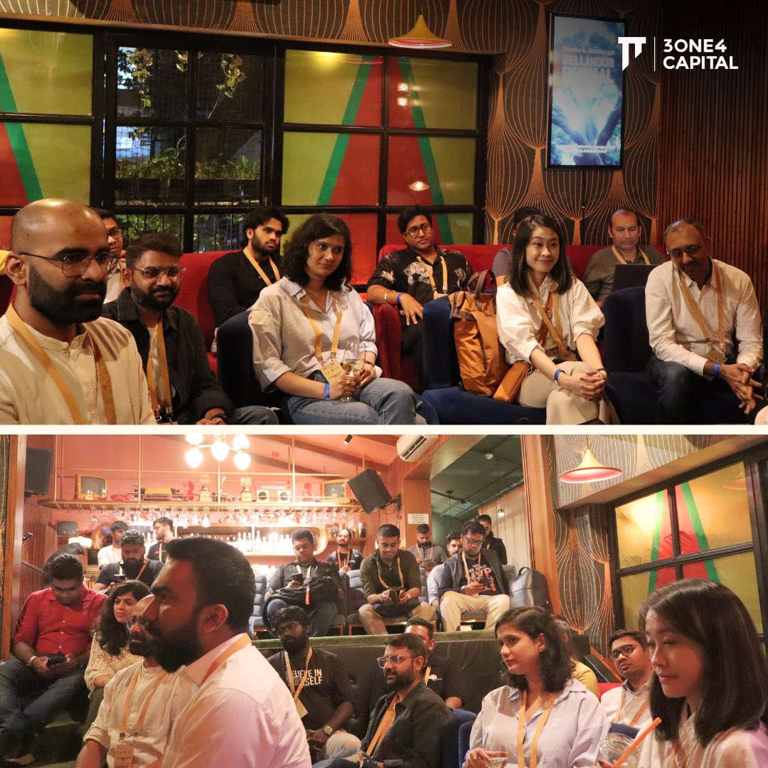 3one4 Capital, yesterday, hosted an exclusive mixer with @HubSpotforStartups and s11s Community, bringing together B2B founders and marketers. 

<a href="/adarshnoronha/">Adarsh Noronha</a> and <a href="/I_mgokul/">Gokul Suresh</a> discussed AI-driven marketing, scaling in the space and aligning marketing with growth strategies.