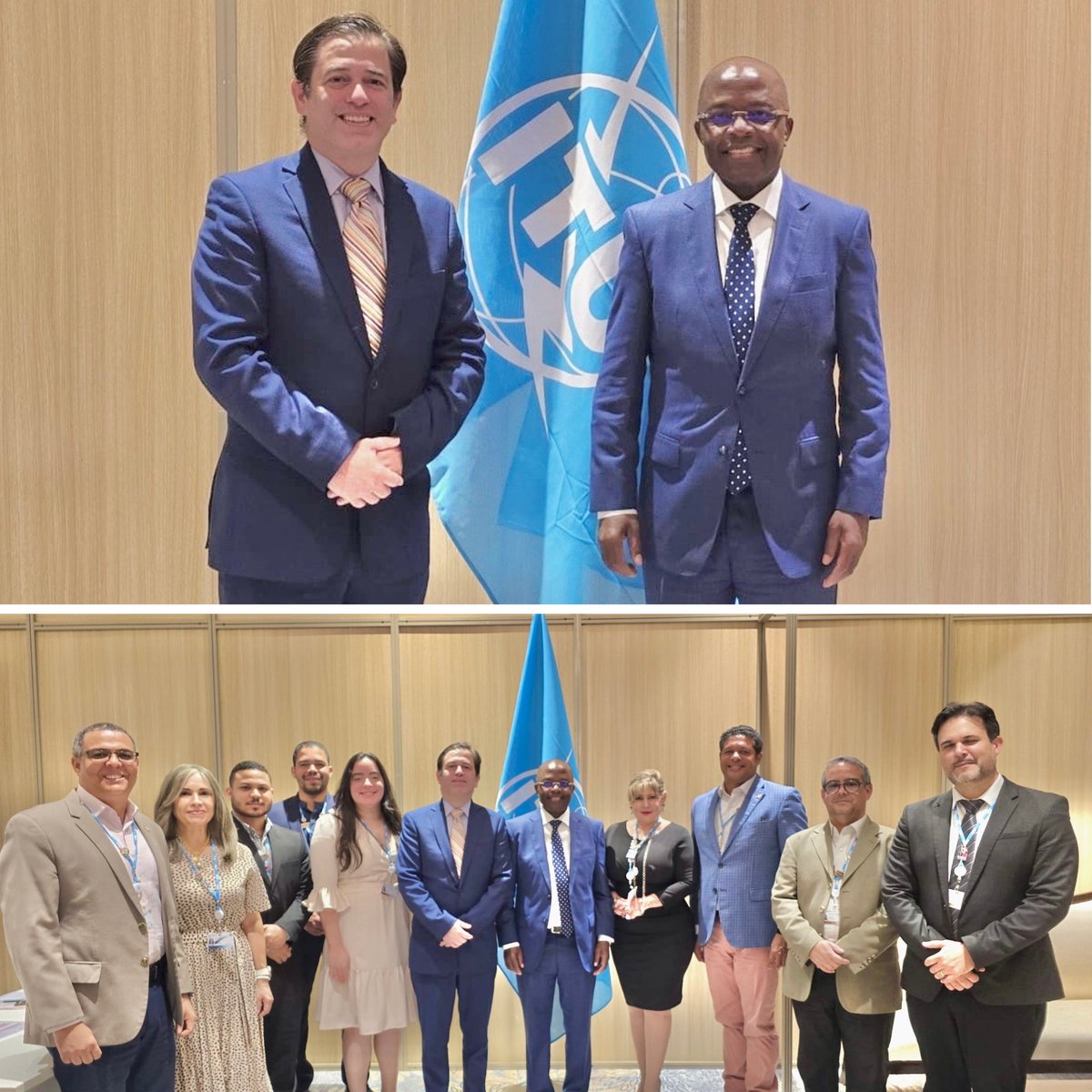 Delighted to meet with Luis Scheker, Director of Regulation <a href="/IndotelRD/">Instituto Dominicano de las Telecomunicaciones</a> 🇩🇴, at #ITUWTSA. We exchanged views on #DigitalInnovation, #DigitalSkills development, as well as the outcomes of #SIDS4.