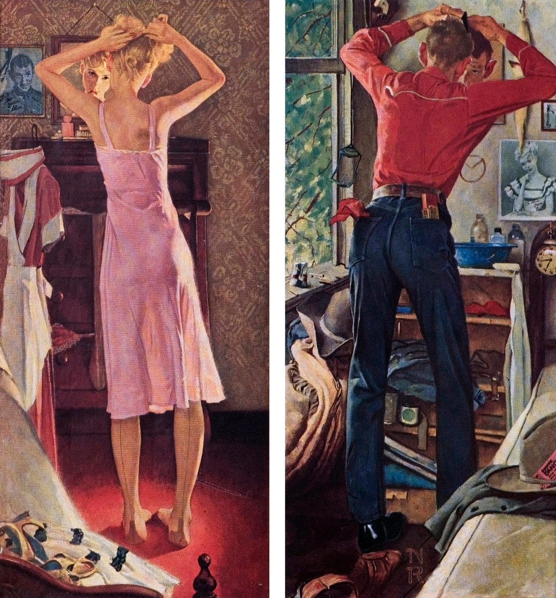 ノーマン・ロックウェル 絵画の名前 on X