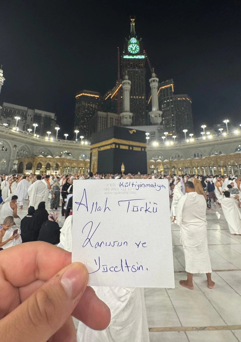 Türk düşmanlarını yok et Allah'ım.