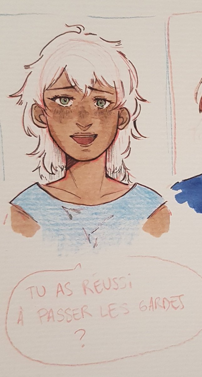 cellophee's tweet photo. Je dessine beaucoup en ce moment..... 
là par exemple j'illustre l'histoire d'epo à défaut de m'en remettre (les oc sont les siens) https://t.co/uuTusmg7au