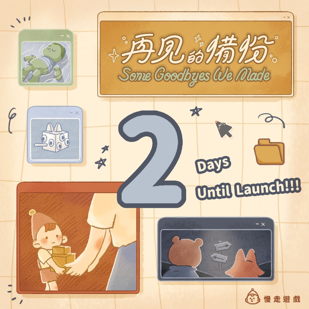 2 days until Some Goodbyes We Made launches!

Thank you to everyone who has supported and followed us. Your curiosity and care for this game are what make it special and have made this challenging process enjoyable. We really appreciate it!

See you in two days!