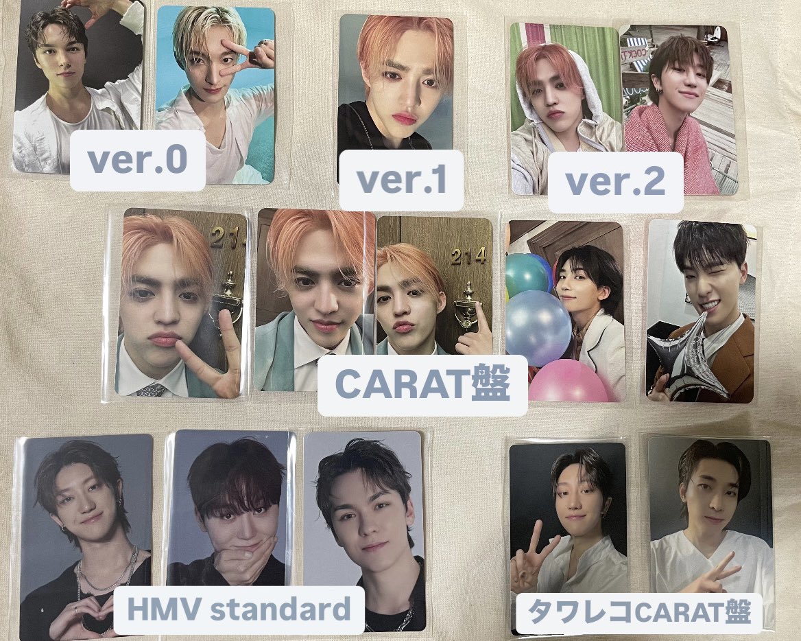 wz17y's tweet photo. SEVENTEEN セブチ SPILL THE FEELS 特典 トレカ 交換

譲　エスクプス ジョンハン ウォヌ ミンハオ THE8 ドギョム DK スングァン バーノン ディノ

バインダー　エスクプス、ミンハオ

求　ウジホシ💖>💕>無印

異種⭕️まとめて優先、東京公演手渡し又は郵送です。
お気軽にお声掛けください🎀 https://t.co/wgym7c8xgX