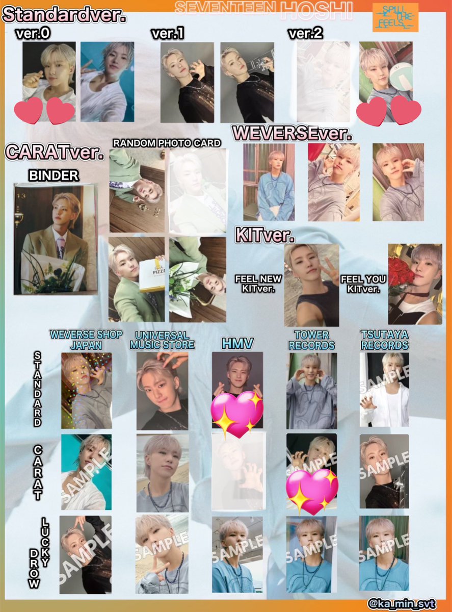 wz17y's tweet photo. SEVENTEEN セブチ SPILL THE FEELS 特典 トレカ 交換

譲　エスクプス ジョンハン ウォヌ ミンハオ THE8 ドギョム DK スングァン バーノン ディノ

バインダー　エスクプス、ミンハオ

求　ウジホシ💖>💕>無印

異種⭕️まとめて優先、東京公演手渡し又は郵送です。
お気軽にお声掛けください🎀 https://t.co/wgym7c8xgX