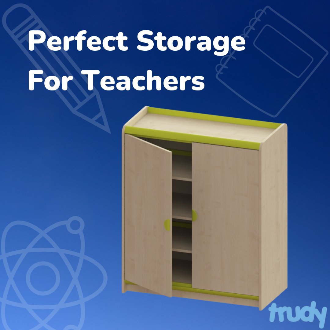 Storage solutions are a key priority in any classroom environment. As well as one fixed shelf, our Low Stock Cupboard has two adjustable shelves and has the option to hold three storage trays on the top.🖊️
#ShopNow🛒 #Storage #ClassroomStorage #Trudy #Education #PrimaryEducation