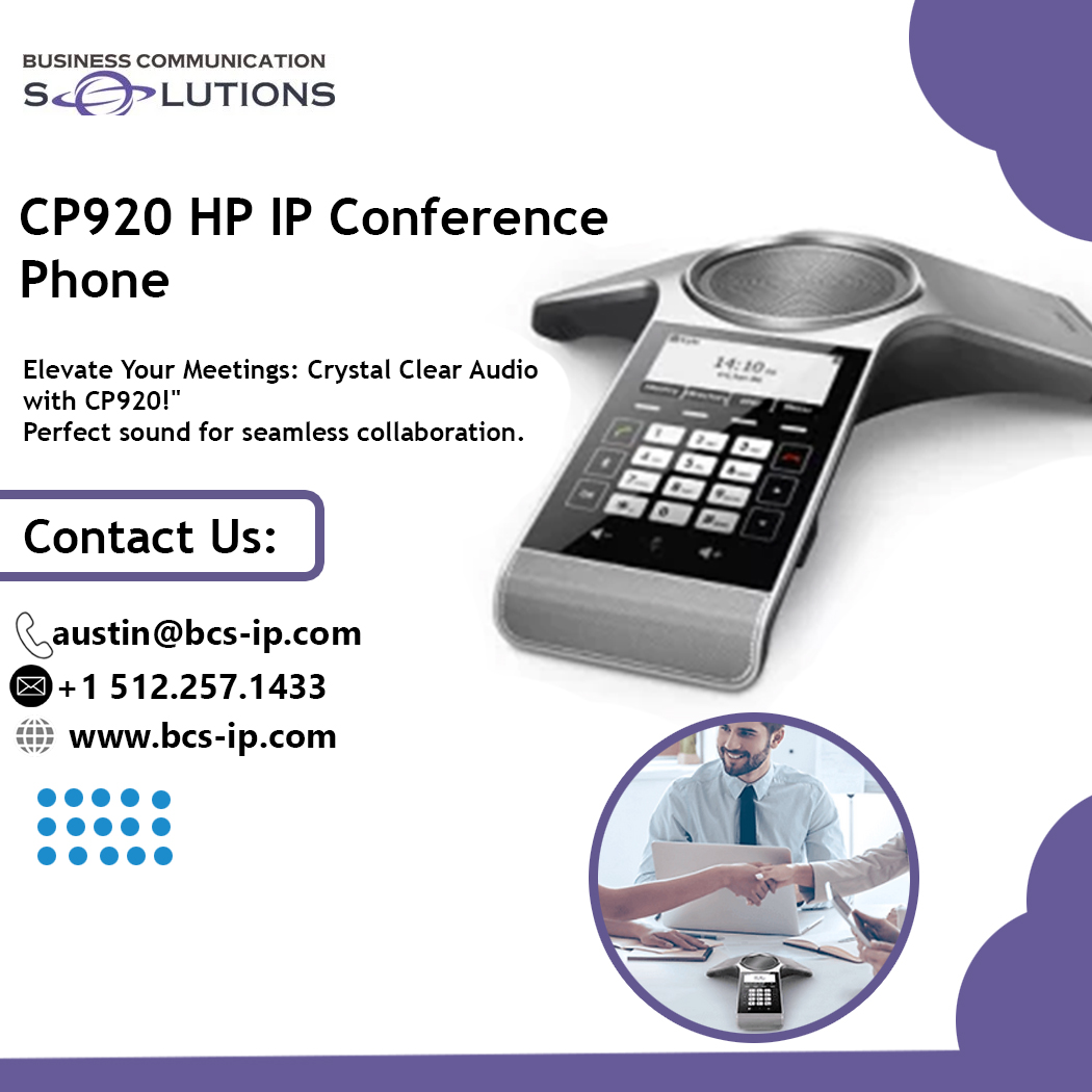 bcs_ip's tweet image. The  CP920 High-Definition IP conference phone is a perfect choice for small  and medium-sized conference rooms as it combines ease of use with the  most sophisticated of features.

bcs-ip.com/tadiran-yaelin…

+1 512-257-1433
 austin@bcs-ip.com
 bcs-ip.com
#bcsip