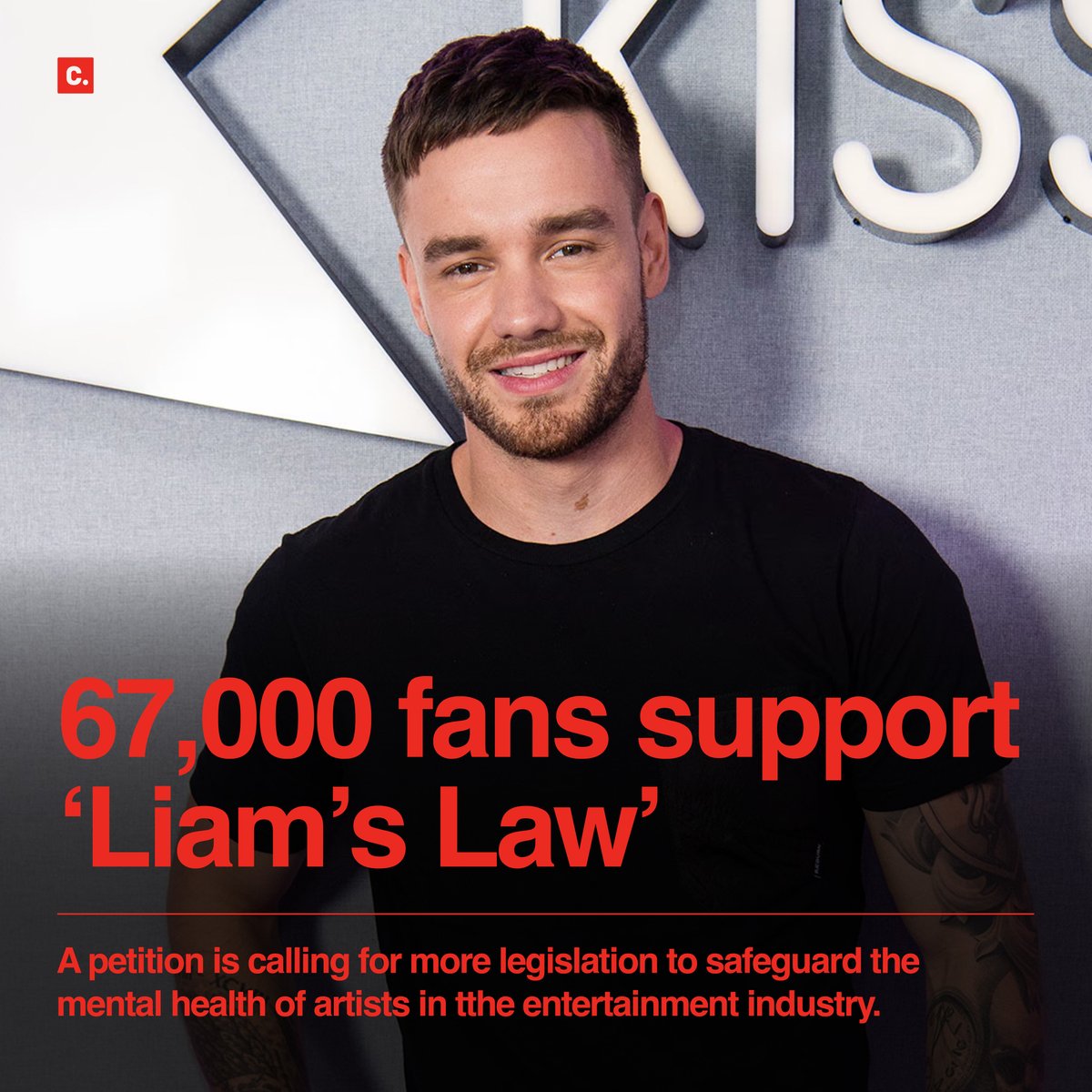 After the tragic passing of singer Liam Payne, a petition calling for more legislation to protect the mental health of artists has garnered nearly 70,000 signatures.

“The entertainment industry needs to be held accountable and be responsible [for] the welfare of their artists.