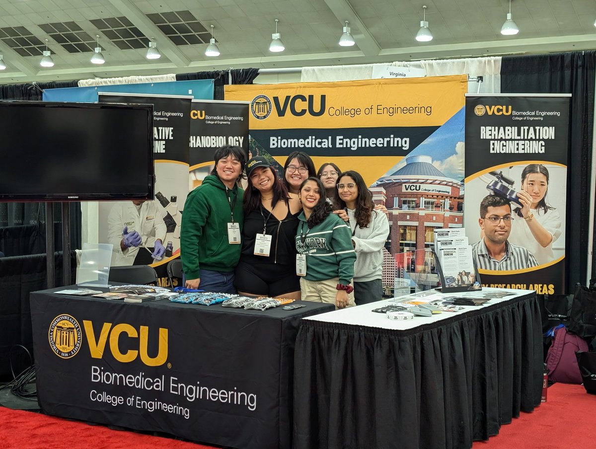 VCU Engineering (@vcuengr) on Twitter photo @BMESatVCU representing at #BMES2024! 🤓 Thanks for helping us put the <a href="/VCU_BME/">VCU Biomedical Engineering</a> booth together. 💪 #VCUatBMES @BMESatVCU representing at #BMES2024! 🤓 Thanks for helping us put the <a href="/VCU_BME/">VCU Biomedical Engineering</a> booth together. 💪 #VCUatBMES