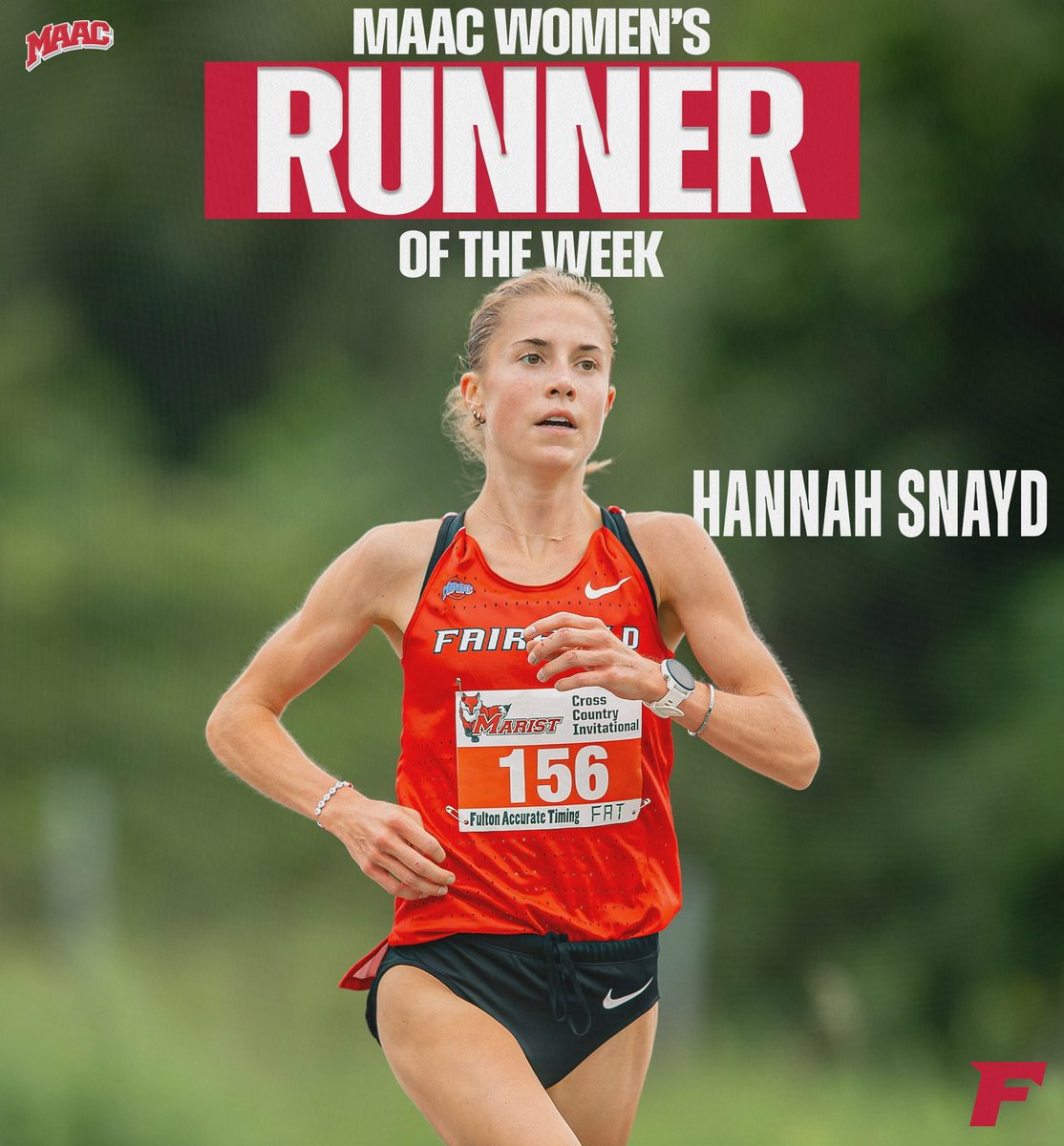 Another one!

The ECAC Champion is a three-time MAAC Runner of the Week!

🤘