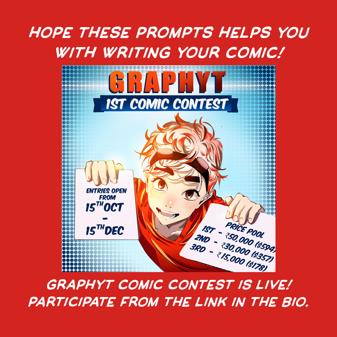 graphyt_in's tweet photo. Use our prompts to inspire your Comic !
Graphyt’s Comic Contest is live !
Participate from the link in bio.🔖
.
.
.
.
#あさドラ  #スピリッツ #いつでもワンピース #comic #ArtistOnX #ONEPIECE #エネル #bluelock https://t.co/Td0Gkfne2f