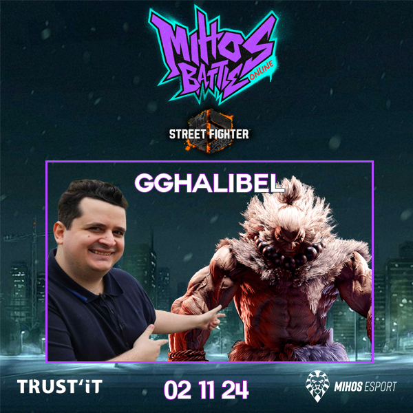 MihosEsport's tweet photo. 🥊 HERE COMES A NEW CHALLENGER !🥊
Voici les 2 premiers joueurs du MihosBattle Online !
🇫🇷 @Alphenito et 🇩🇪 @GGHalibel !
💰500€
📅2 Novembre 2024
📺ttv/mihosesport
#MIHWIN #TrustIt #MIHBONLINE https://t.co/BxLQLbwO5Q