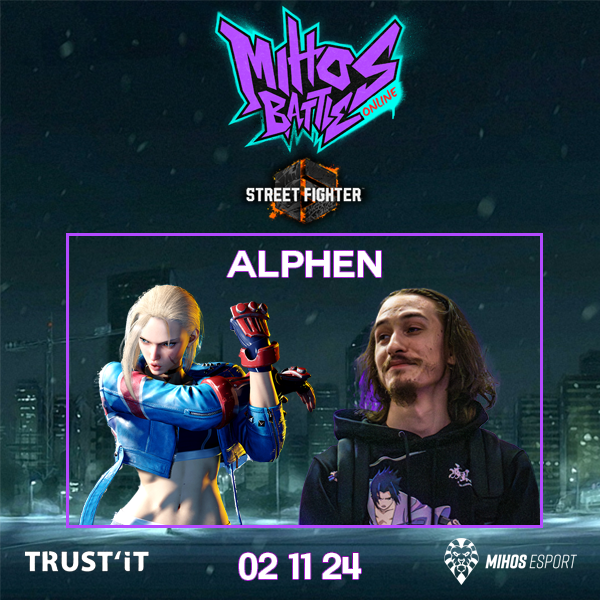 MihosEsport's tweet photo. 🥊 HERE COMES A NEW CHALLENGER !🥊
Voici les 2 premiers joueurs du MihosBattle Online !
🇫🇷 @Alphenito et 🇩🇪 @GGHalibel !
💰500€
📅2 Novembre 2024
📺ttv/mihosesport
#MIHWIN #TrustIt #MIHBONLINE https://t.co/BxLQLbwO5Q