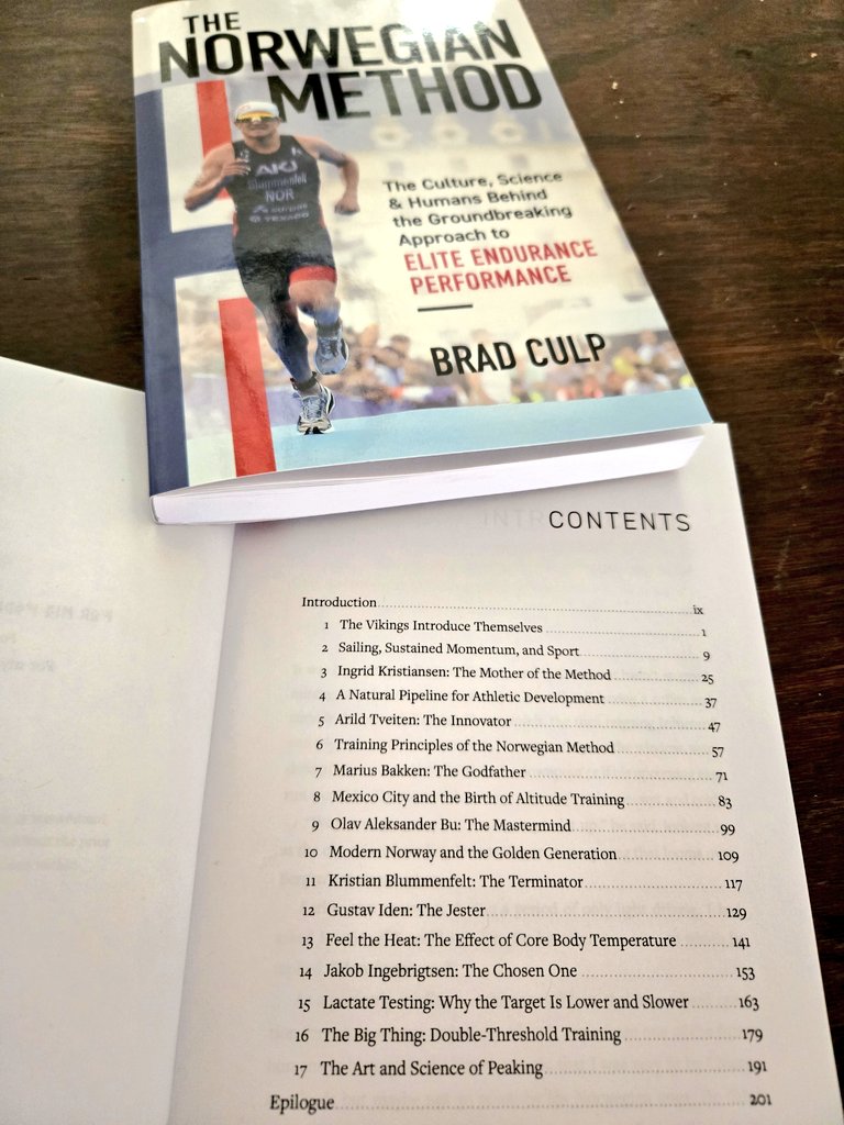 bbculp's tweet image. This is unlike any sports science book you've ever read, because it's much more than a sports science book. I hope you have fun reading about the culture and humans behind the Norwegian method, and learn a bit of sports science along the way.