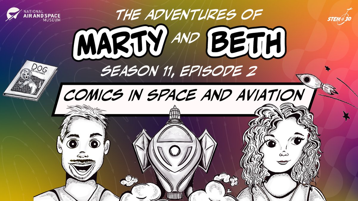 Smithsonian's STEM in 30 (@stemin30) on Twitter photo ππ Check out the new episode of STEM in 30 all about comics and graphic novels! Join Marty and Beth as they become cartoons and fight aliens! πΈβ¨ Featuring <a href="/Astro_Mike/">Mike Massimino</a>, this episode highlights the importance of graphic novels. #STEMin30 #GraphicNovels
s.si.edu/comics ππ Check out the new episode of STEM in 30 all about comics and graphic novels! Join Marty and Beth as they become cartoons and fight aliens! πΈβ¨ Featuring <a href="/Astro_Mike/">Mike Massimino</a>, this episode highlights the importance of graphic novels. #STEMin30 #GraphicNovels
s.si.edu/comics