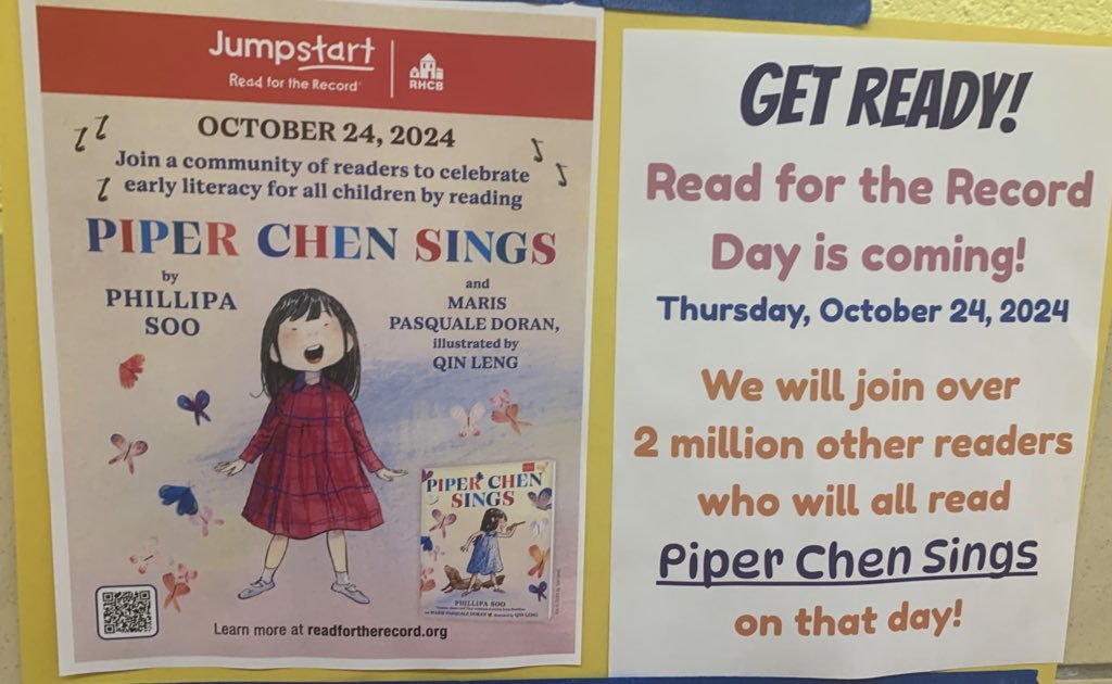 Jumpstart's Read for the Record Day is tomorrow!