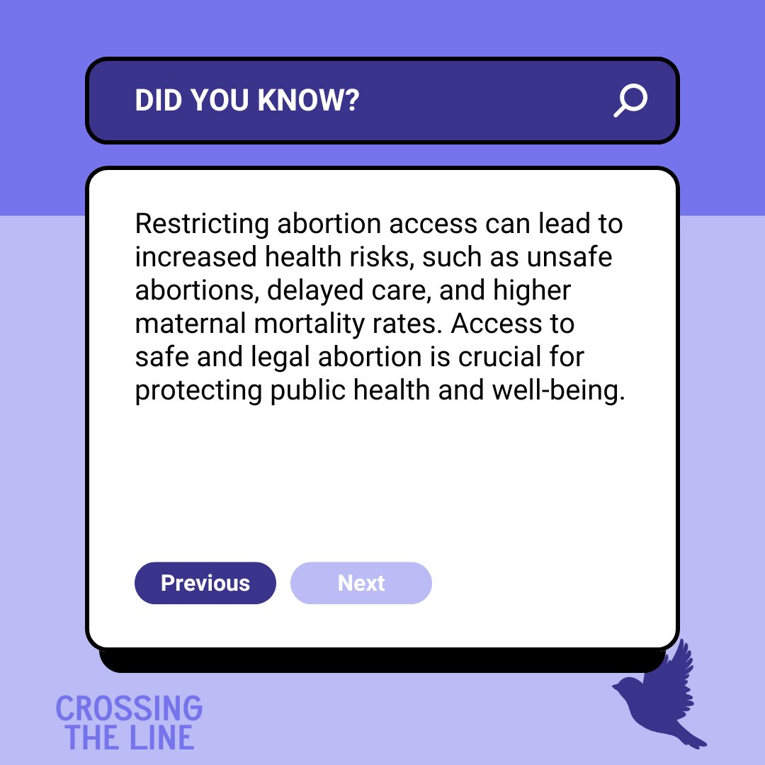 ctl_pod's tweet image. Restricting abortion access limits choice and poses serious health risks. Individuals face dangers when denied safe options, impacting families and communities.

👉 Let’s support reproductive rights! 

#ReproductiveRights #AbortionAccess