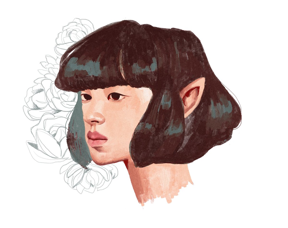 Shiroug_art's tweet photo. It's been so long since I've painted something 😔 https://t.co/e6hEPFaS6v