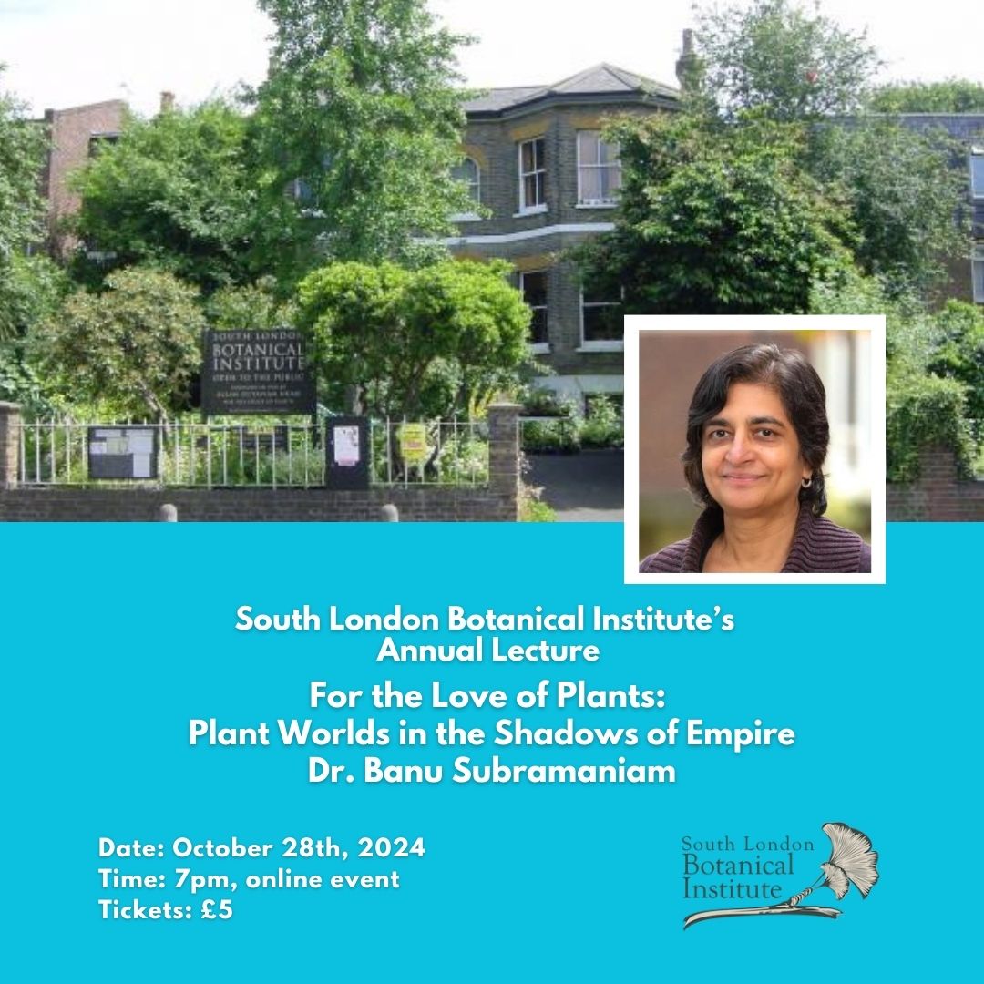 🌿 Reminder: Join SLBI’s AGM &amp; Public Lecture on Oct 28🌿

🌱 AGM at 6pm, followed by a lecture by on plant history: “For the Love of Plants.”

We’d love to see you there! 🌍

🔗Sign up here:  bit.ly/40bvl8I

#SLBI #PublicLecture #BotanyEvents #Botany #BotanicalStudies