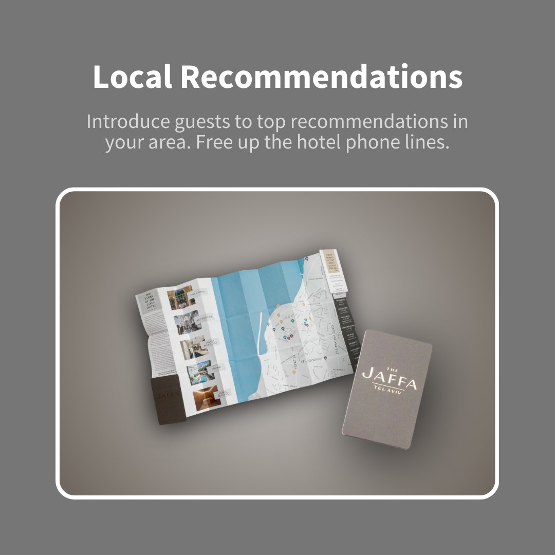 PocketMaps's tweet image. 3 reasons to use PocketMaps for your hotel! 🏨🗺️

1. Provide guests with an easy-to-read property map.
2. Highlight top local recommendations for a memorable stay.
3. Compact design fits right into their key card slot!  

#PocketMaps
