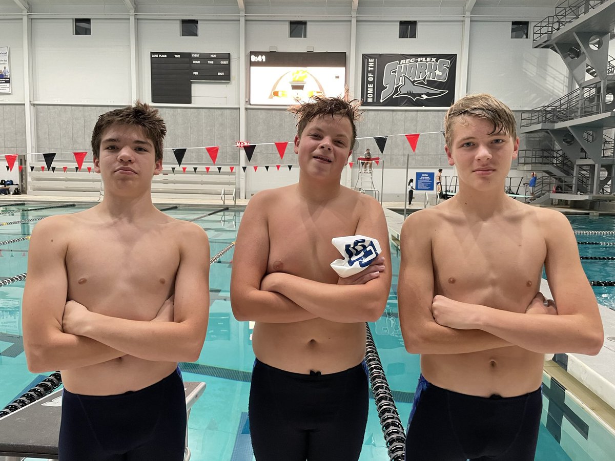 What a season! Our boys fought hard each day and overall had 3 PR’s each by our last meet. Way to go boys! Can’t wait for next year! 🏊🏼‍♂️⏱️