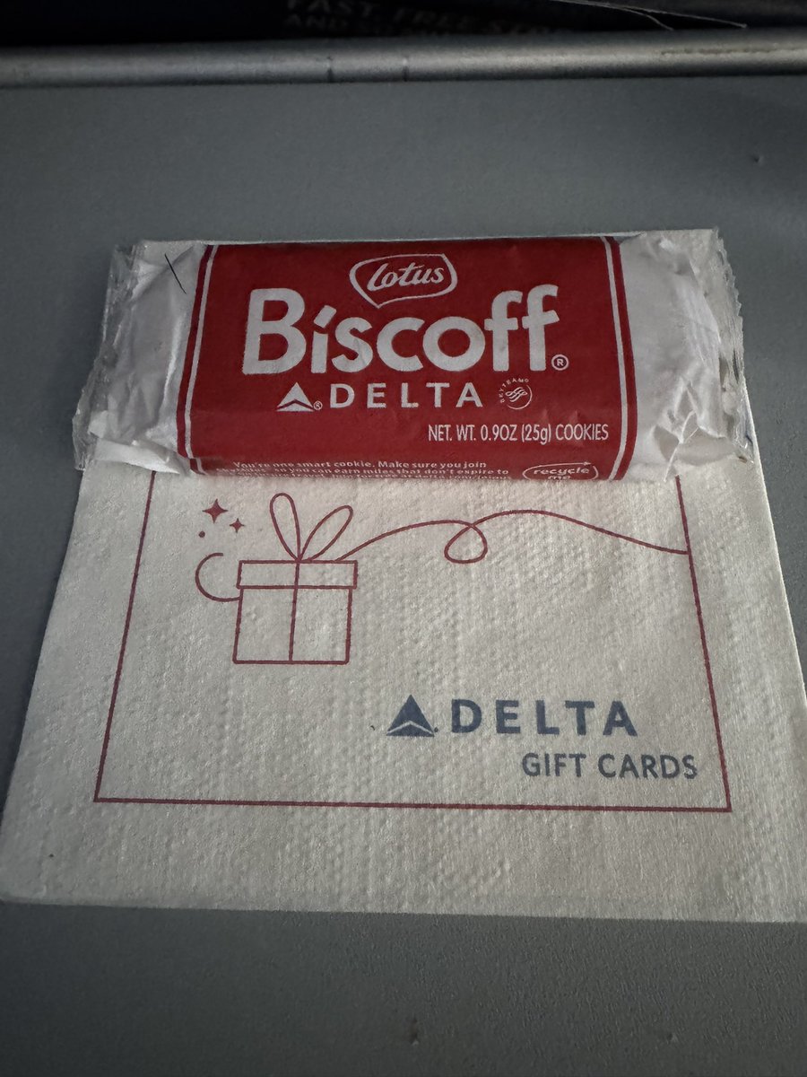 Ed flew to New York and got stuck in Coach. 
But I got a cookie!