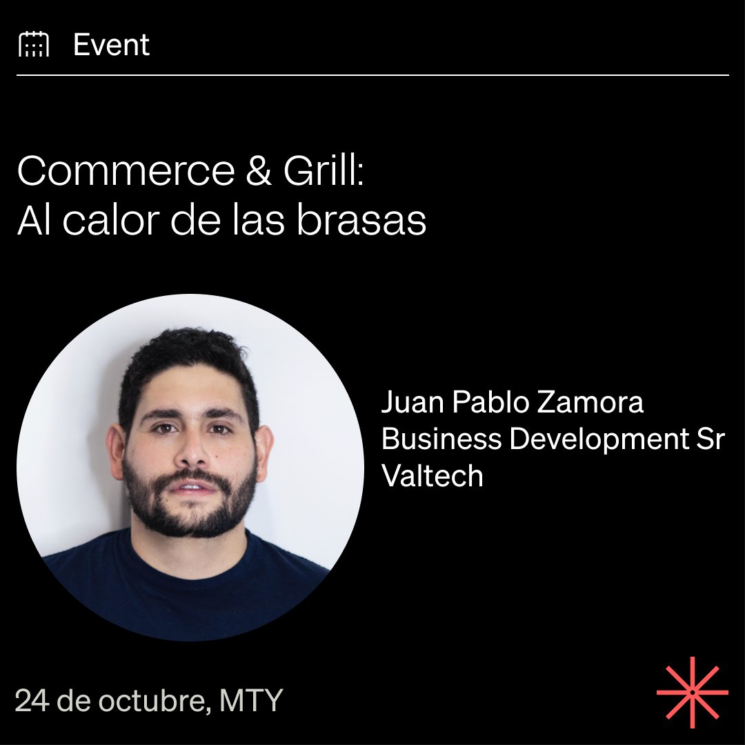 Lleva tu commerce al siguiente nivel en una experiencia gastronómica al calor de las brasas con foco en #marketingautomation y soluciones ágiles para commerce a través de la inteligencia artificial.

Regístrate ahora y reserva tu lugar: ➡ ️ ow.ly/htc250TR2Ff