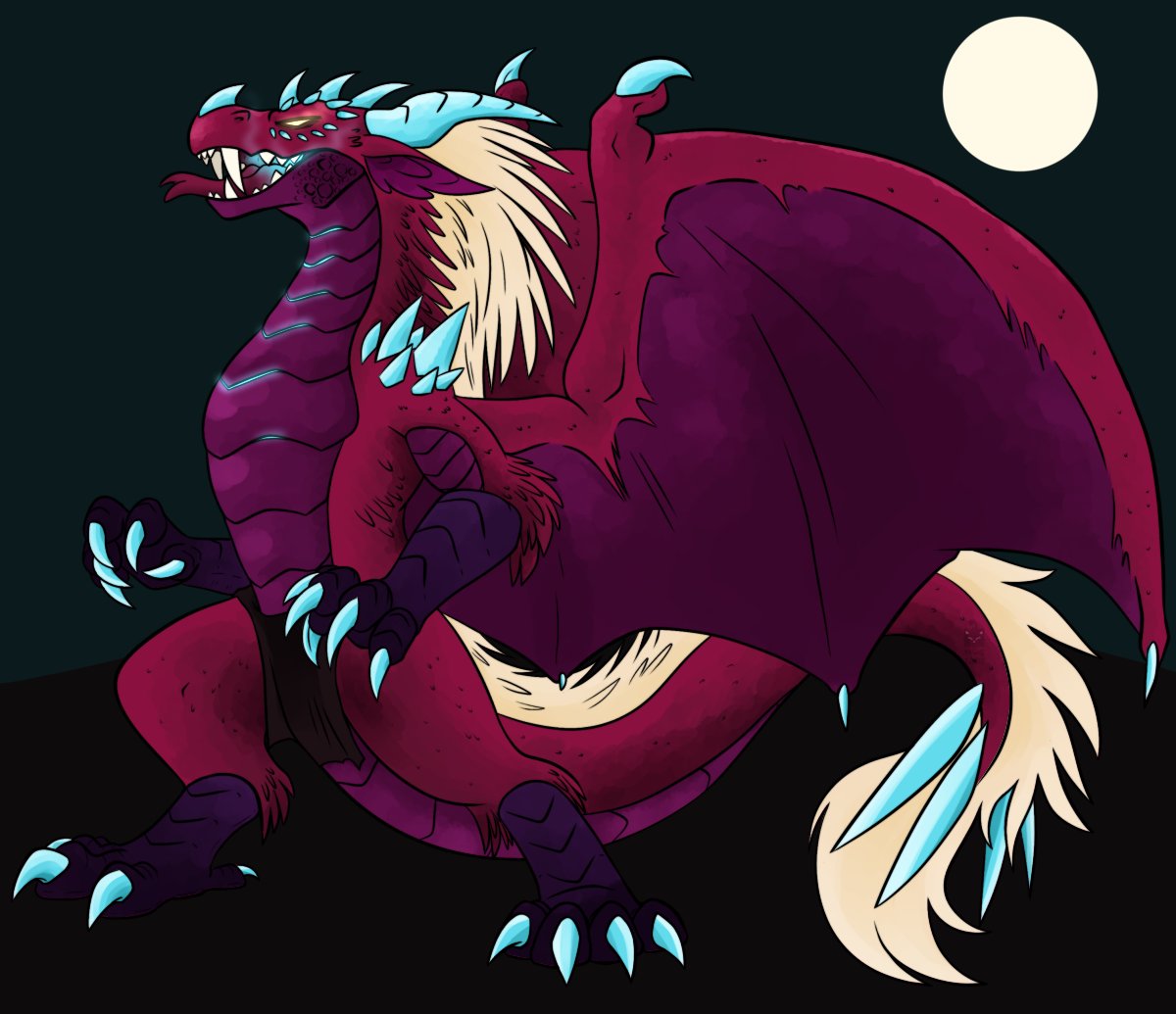 #Weretober2024 prompt is Dragon! 

Is this what happens when you get bit by a werebird and werereptile? Not complaining lol  

Wanted to see how unique I could go by combining both reptilian and bird features