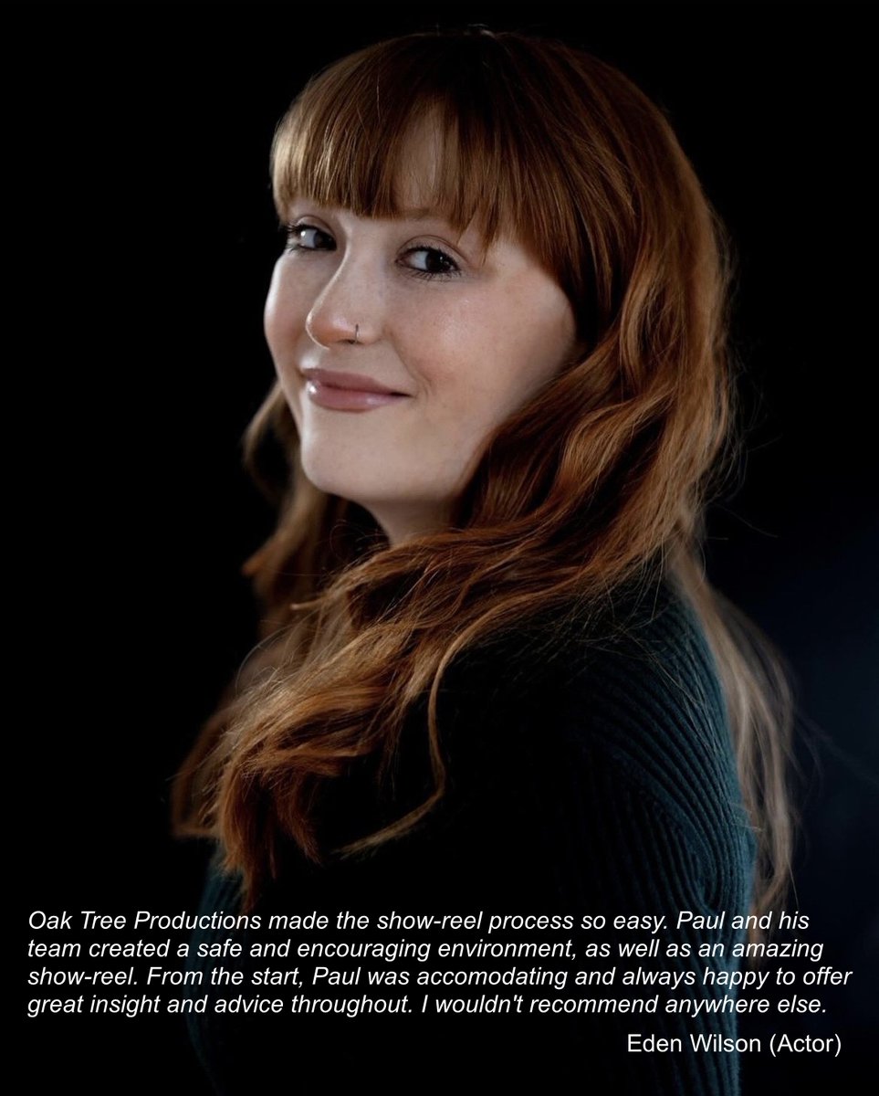 Delighted to have received another testimonial from a very satisfied client. This time from the up-and-coming talent, Eden Wilson.
To discuss how we can produce the perfect tailor-made show-reel for you, please PM us or get in touch at:
info@oaktreeproductions.co.uk
07729 524 920