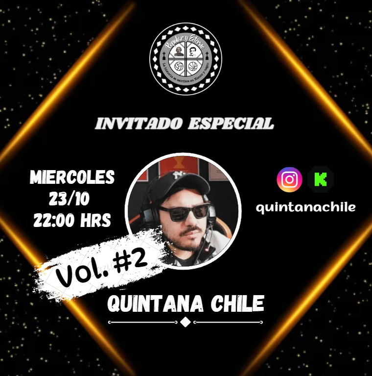 PopularyEterno's tweet image. ¡Vuelve un crack! 🙌🔝

En el #Capítulo50 de #PopularYEterno tendremos nuevamente la participación especial de @quintanaverso 🕶️🔥. ¡No te lo puedes perder! Vamos con todo para celebrar este hito juntos ⚪⚫.

🔴 Hoy a las 22:00 hrs en vivo.

#VamosColoColo #Stream #Invitado