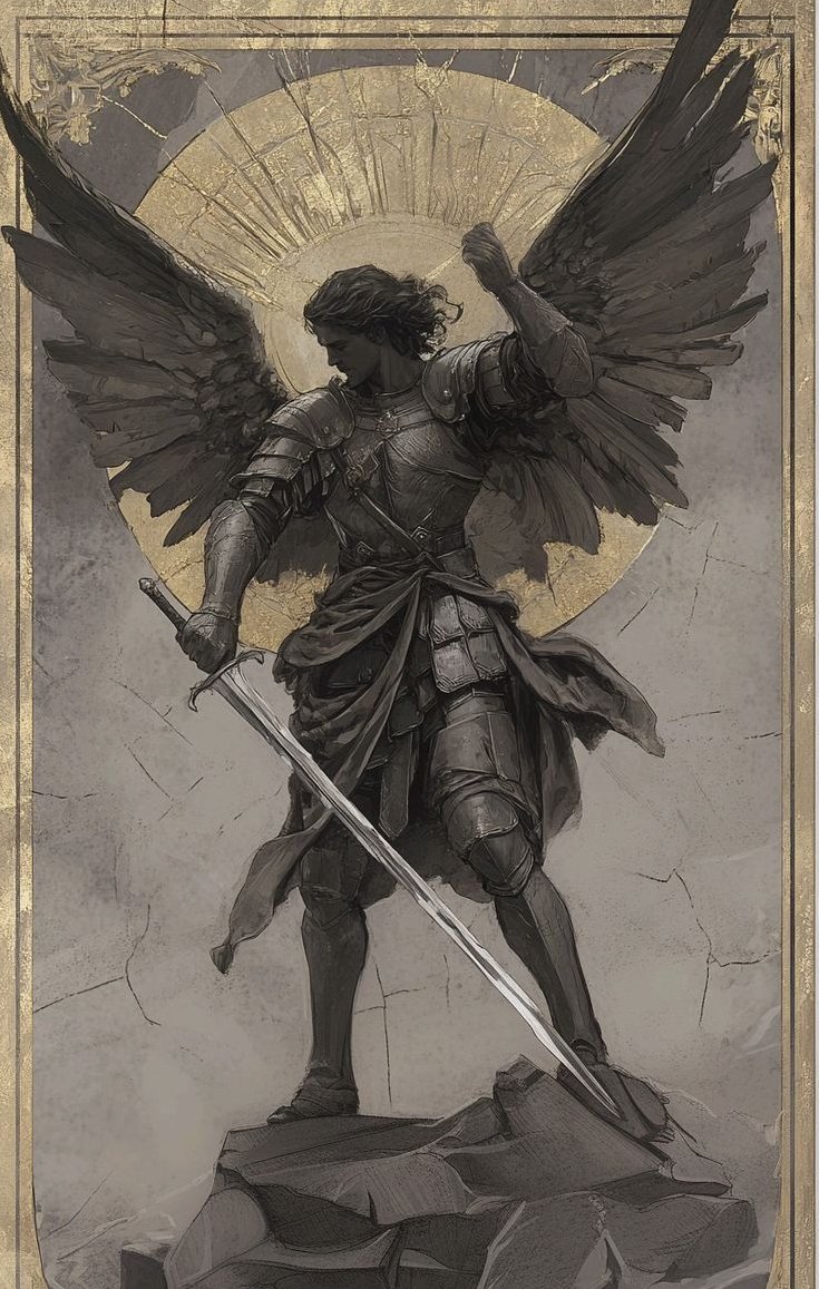 Templarpilled's tweet image. St. Michael the Archangel, defend us in battle