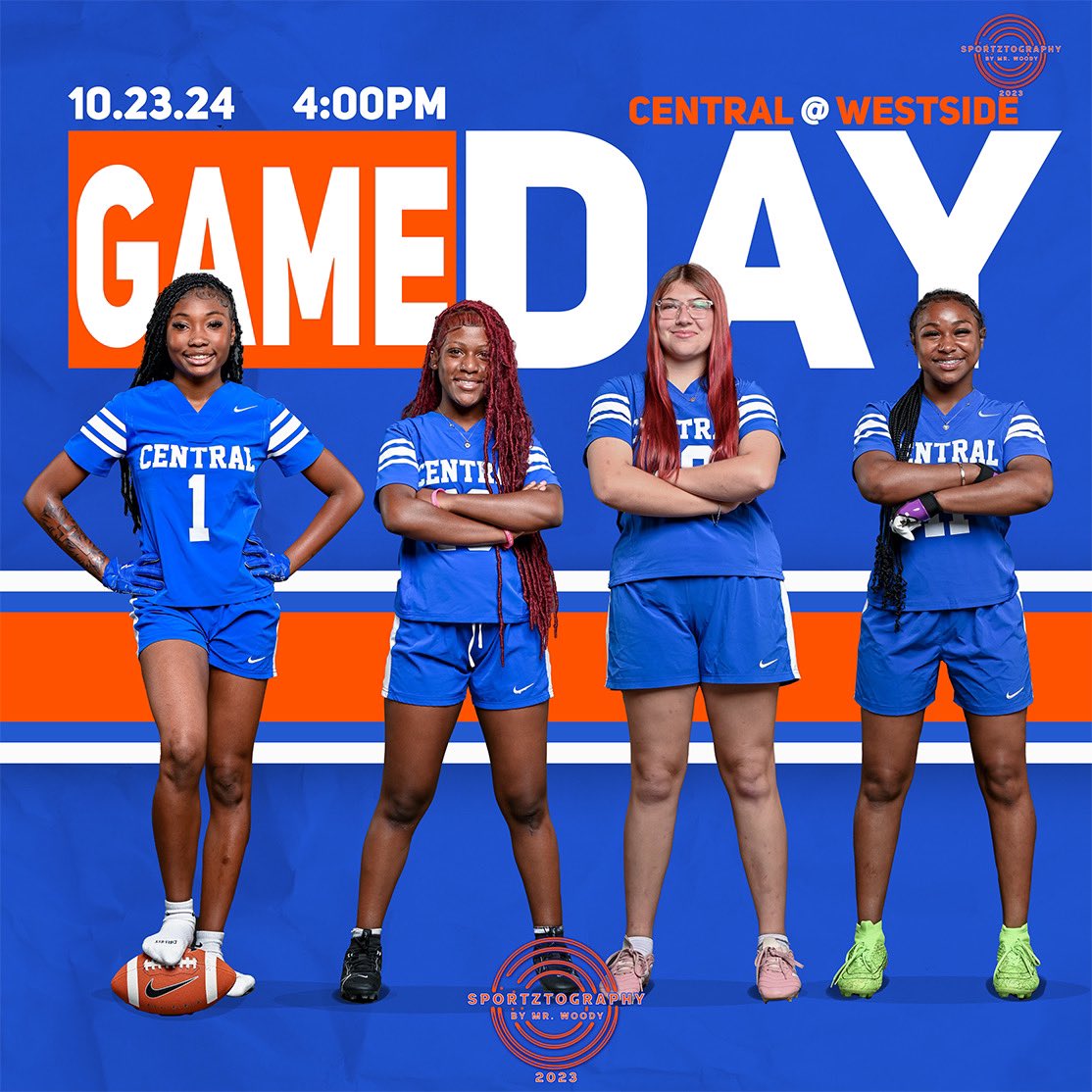 2024-25 Season Opener for the Lady Chargers Flag Football Team. Central at Westside today 4:00pm at the Ed Defore Sports Complex. Tickets are available “gofan.co/event/1968127?…”
<a href="/BibbAthletics/">Bibb Athletics</a> <a href="/CHSMaconATH/">Central-Macon Athletics</a>