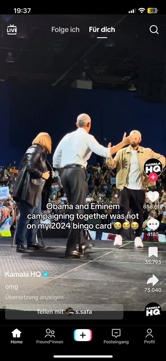 Stellt euch einfach vor Olaf Scholz macht Wahlkampagne mit Mero