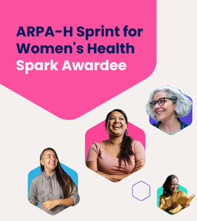 🎉 We have been selected by <a href="/ARPA_H/">ARPA-H</a>  as an awardee of the #SprintForWomensHealth and will receive $3M in funding for early-stage research! 

Read the announcement ➡️ arpa-h.gov/engage-and-tra…

Image Credit: <a href="/invcatalysthub/">Investor Catalyst Hub</a>