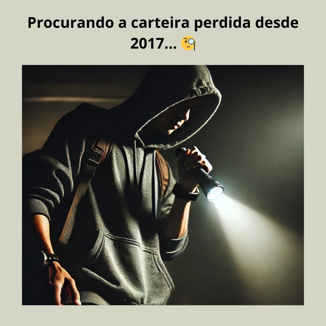Procurando a carteira perdida desde 2017...' 🔦 🕵️‍♂️ Nada dói mais do que lembrar daquele BTC preso pra sempre... 💀 Uma história de criptos perdidos ou futuros milionários que nunca souberam. #Bitcoin #PerdiMinhaChave #BTC