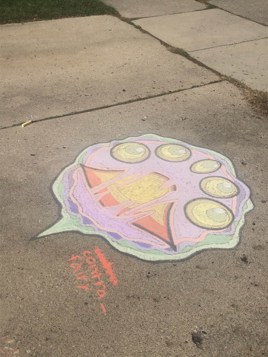 Contra_Fairy's tweet photo. Drawcia's Soul will not rest any longer! Also, happy one year anniversary to my Chalk Drawcia art.
(1/3)
#kirby #kirbyart #kirbyfanart #kirbycanvascurse #drawcia #drawciasoul #chalk #chalkart #fanart https://t.co/FK7qQwGGOq