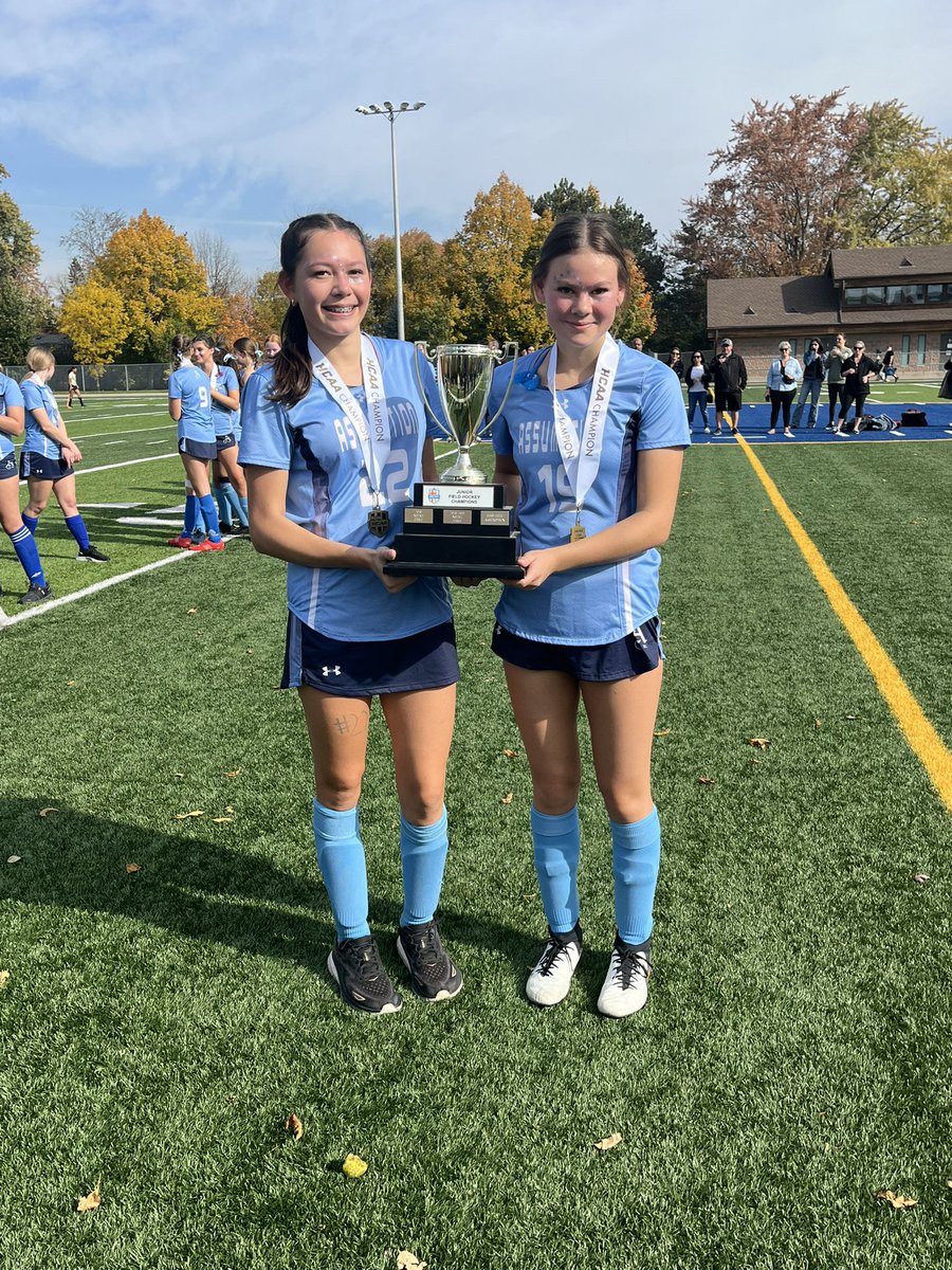 Congratulations to Assumption for winning the @HCAA2017 Junior Girls Field Hockey Championship over Bishop Reding