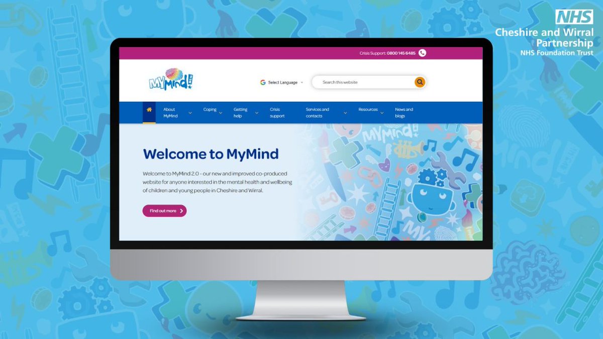 Did you know we have a dedicated website for young people's mental health?

If you're feeling anxious or stressed over, visit the website for a range of self-help resources and information that can help to support you: mymind.org.uk