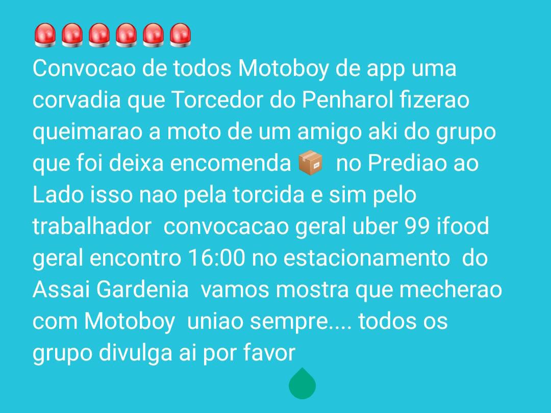 Agora esses racistas e terroristas uruguaios torcedores do Penharol vão ver merda,se meteram com a classe mais unida do Brasil, os MotoBoys.