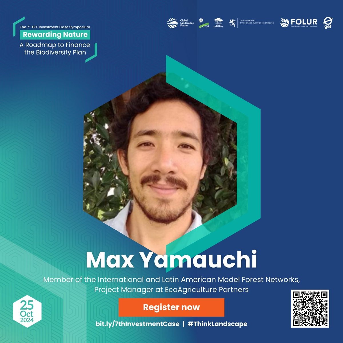 International Model Forest Network (@modelforest) on Twitter photo Are you in Cali this week?
Hear our colleague Max Yamauchi on Model Forests and biodiversity at the 7th <a href="/GlobalLF/">Global Landscapes Forum (GLF)</a> Investment Case Symposium!
this Friday October 25 at Museo La Tertulia - don't miss it!
#IamModelForest #ThinkLandscape #COP16Colombia Are you in Cali this week?
Hear our colleague Max Yamauchi on Model Forests and biodiversity at the 7th <a href="/GlobalLF/">Global Landscapes Forum (GLF)</a> Investment Case Symposium!
this Friday October 25 at Museo La Tertulia - don't miss it!
#IamModelForest #ThinkLandscape #COP16Colombia