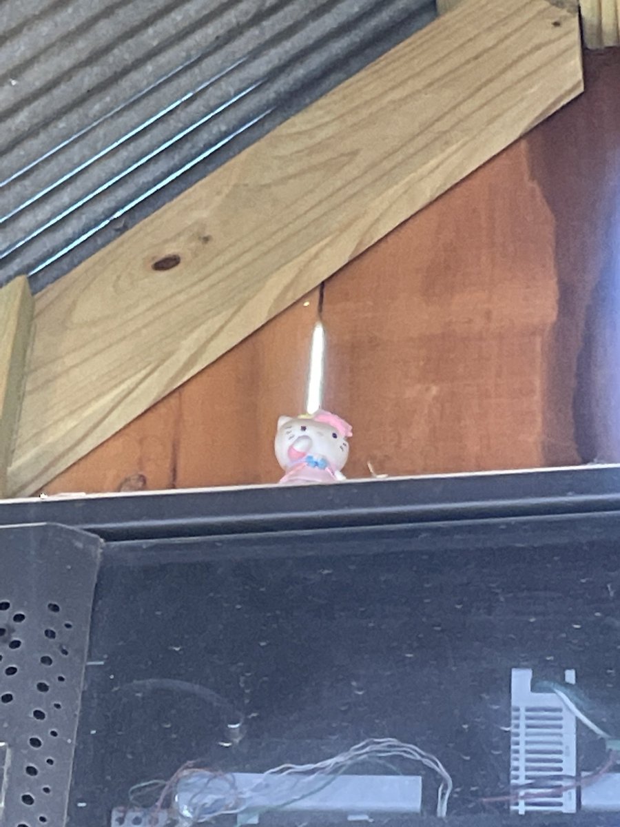NoodleOrgy's tweet photo. Found this at work. Hello kitty about to gas Jews near you https://t.co/XSQWIMHqiI