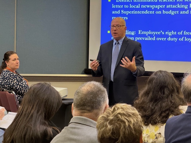 Enjoyed presenting on School Board Members' Free Speech Rights today at the New Jersey School Boards Association Workshop in Atlantic City!