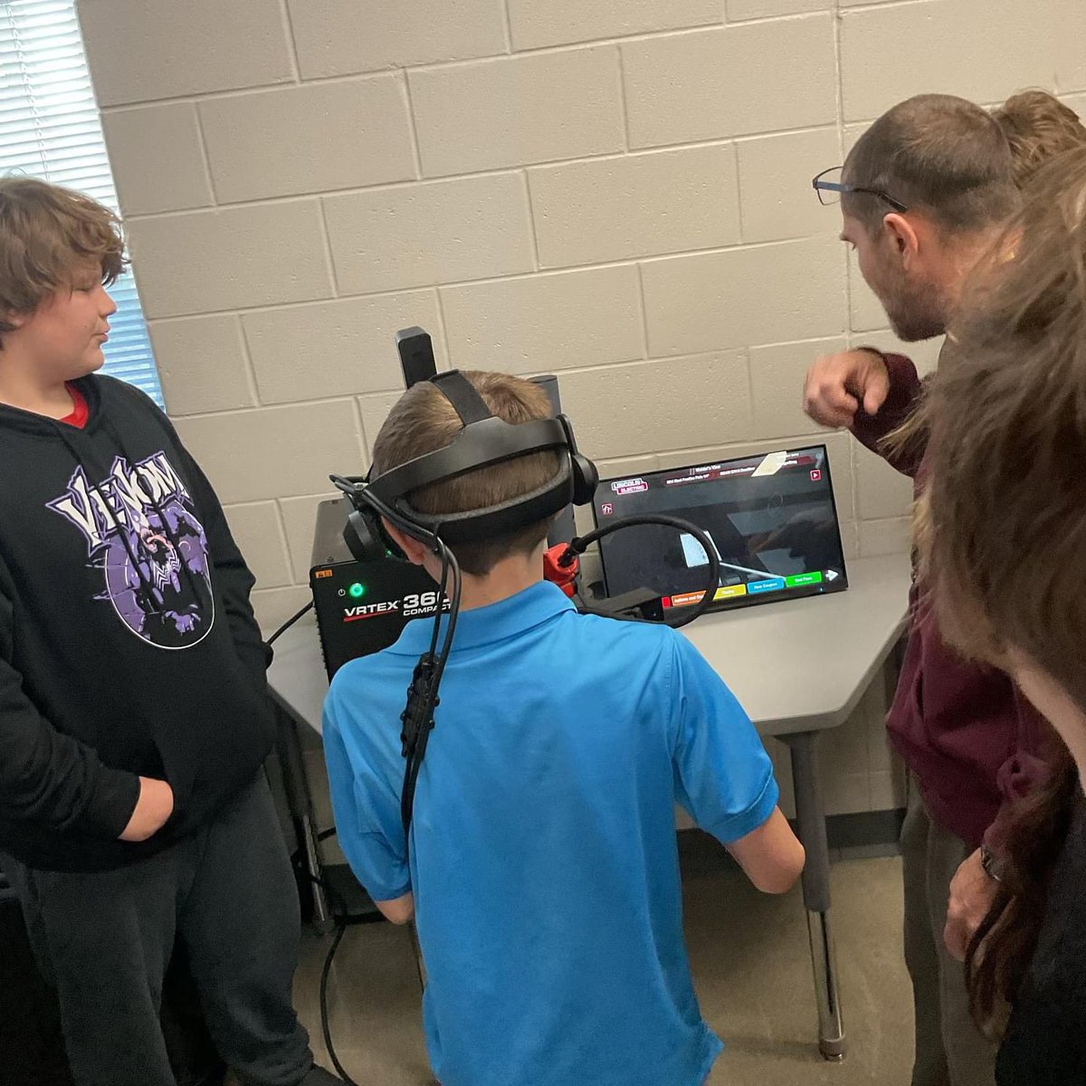 Dickson County Schools CTE (@dcs_cte) on Twitter photo ❤️🔥🩶Exciting week at BMS! Students had the opportunity to try out the virtual welder in their CTE Careers classes. This interactive experience gives them a taste of what a future in welding could look like!
<a href="/DCS_TN/">Dickson Co Schools</a>
<a href="/BurnsMiddleScho/">Burns Middle School</a> ❤️🔥🩶Exciting week at BMS! Students had the opportunity to try out the virtual welder in their CTE Careers classes. This interactive experience gives them a taste of what a future in welding could look like!
<a href="/DCS_TN/">Dickson Co Schools</a>
<a href="/BurnsMiddleScho/">Burns Middle School</a>
