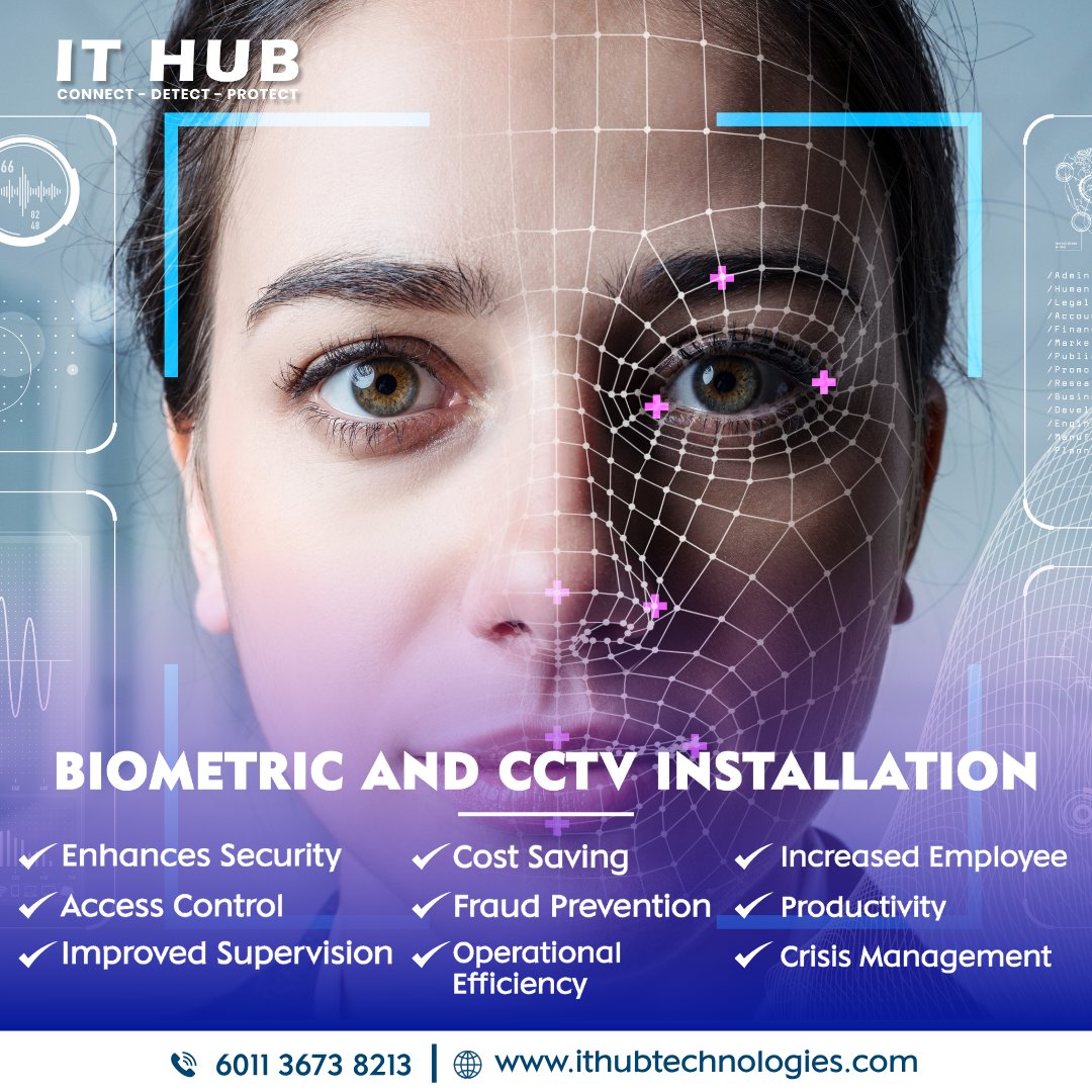 ITHubTech615's tweet image. 🔒 Secure your space with cutting-edge biometric and CCTV solutions. From access control to 24/7 surveillance,

#itinfrastructuredevelopment #itinfrastructure #ITCompanyKL #ITCompanyMalaysia #itsolutions #itsupportservices #BiometricSecurity #CCTVInstallation #SmartSecurity