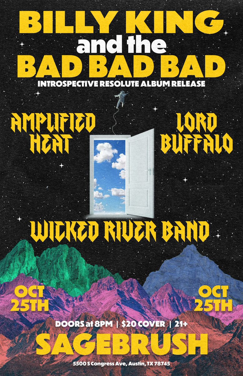 Friday, October 25th, our new album, Introspective Resolute, comes out and we are celebrating with a show at Sagebrush! Doors at 8, we go on at 10! See ya then!
#newmusic #albumrelease #austintexas #atx #sagebrush #rocknroll #newalbum