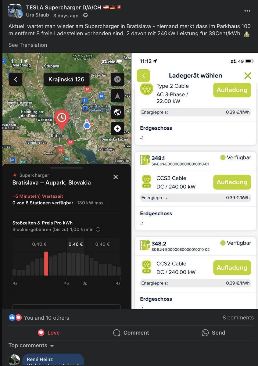 electricfelix's tweet image. .@urs_staub shows a reality for many charging sessions: 

I am willing to bet most people charging could&apos;ve found a cheaper plug &amp;lt;10km away in most European countries
BUT

you&apos;d need the right app/account/nationality/charging card/subscription/vehicle and we could go on