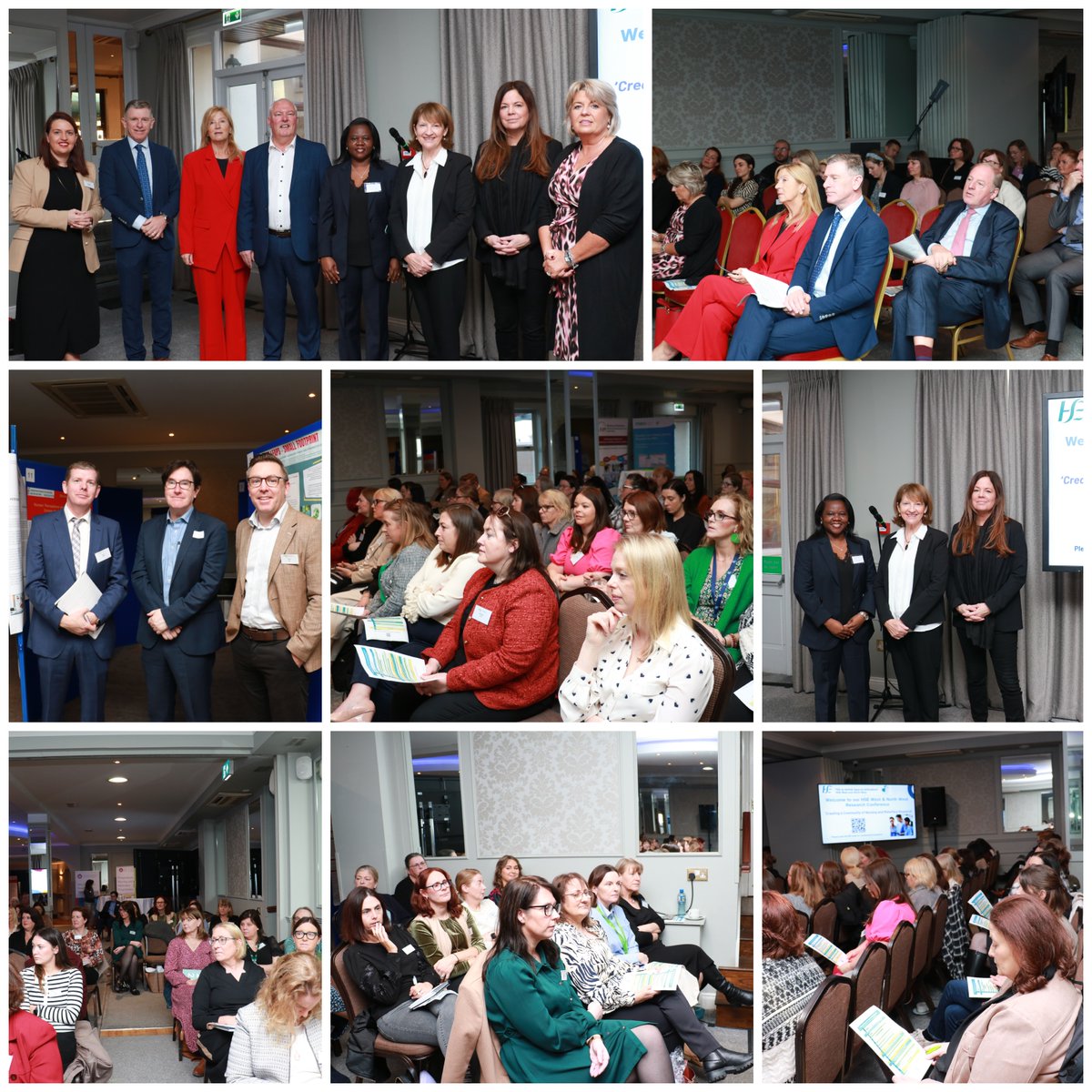 Wonderful to see the many participants and the fantastic engagement at today's HSE West and North West Nursing and Midwifery research conference with an array of speakers sharing their extensive knowledge and experience.