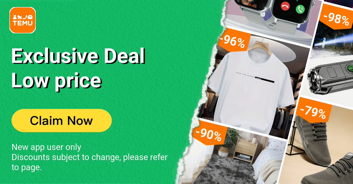 Tamzz_13's tweet photo. ⭐️ Tap the exclusive deal link https://t.co/5yWtSPiUKv  to score top-quality items at ultra-low prices. 🛍️ These unbeatable deals are only available here. Shop now and save big! ⭐️
Another surprise for you! Click https://t.co/uEhgTAJEMK to earn with me together🤝! https://t.co/IGS9GZu8yN