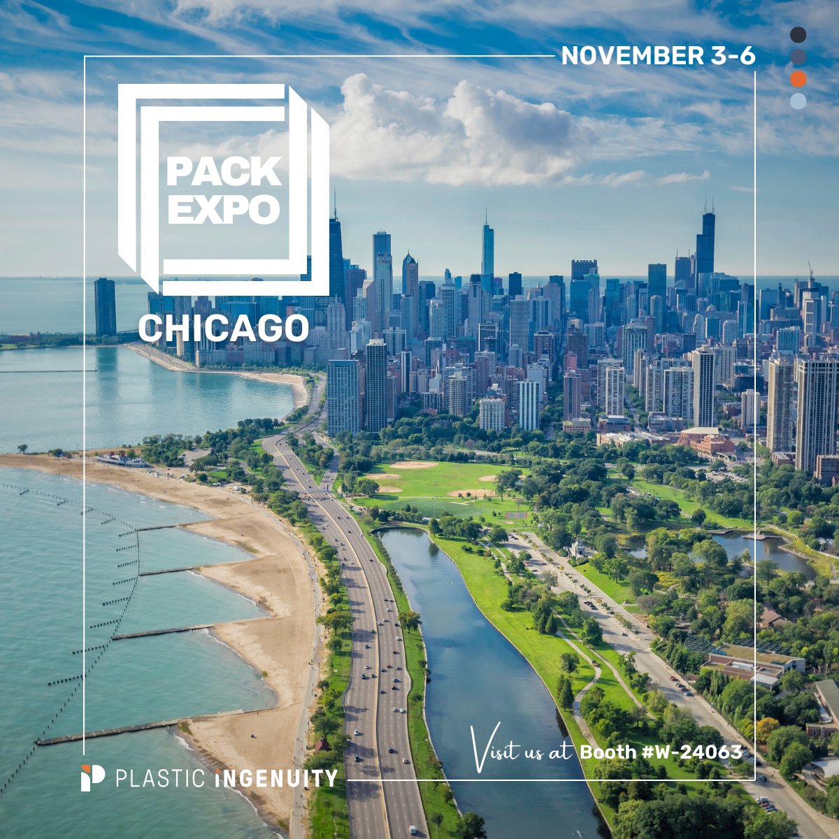 Excited for #PACKEXPOInternational in Chicago? We are too! Join Plastic Ingenuity at booth #W-24063 to discover our innovative packaging solutions. See you there! #PackExpo #CustomThermoforming