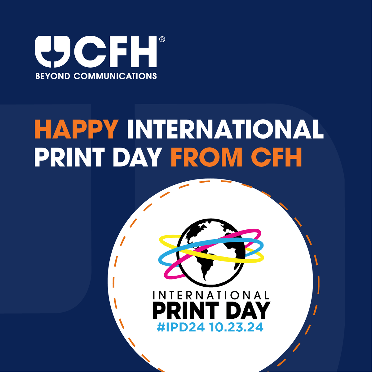 CFH_Docmail's tweet photo. Happy #InternationalPrintDay from the CFH team! ๐๐จ๏ธ
Print is at the very heart of what we do at CFH, so why not take the opportunity to learn more about our core values and principles? โญ
https://t.co/2FhaN0etda
#CFH #IPD24 #PrintAndPost https://t.co/9xU7LmvTTz